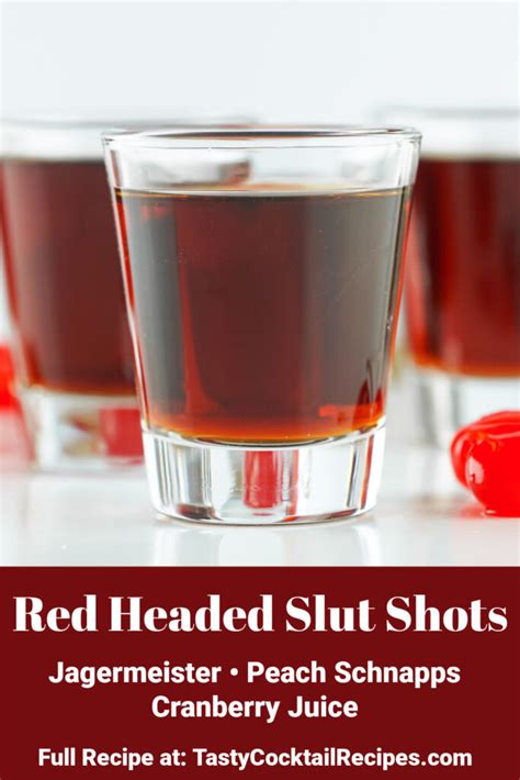 Red Headed Slut Shot Recipe